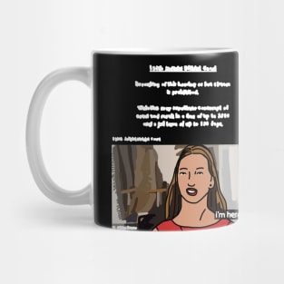 Cat Lawyer on Zoom Call and Distracted Boyfriend Memes Mug